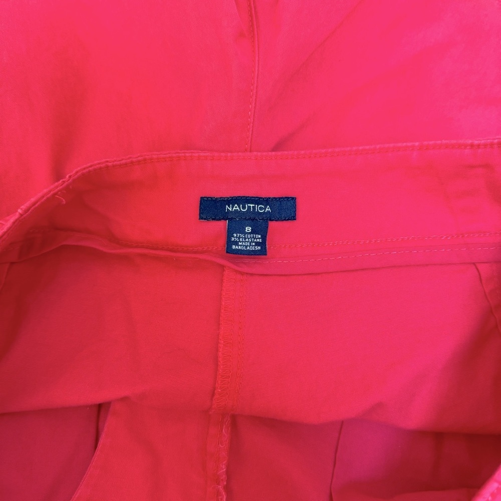 Nautica Chino Pink Shorts Size‎ 8 - Picture 3 of 8